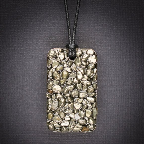 Pyrite Orgonite Pendant - Picture 1 of 3